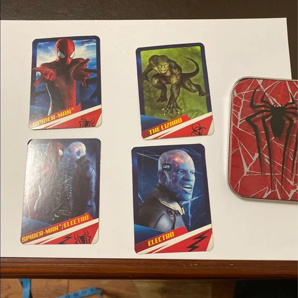 Spider-Man trading cards